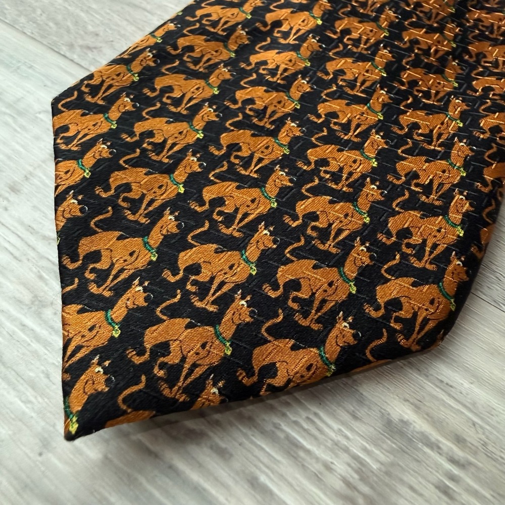 2001 Scooby-Doo Hanna-Barbera Silk Necktie Cartoon Network Vintage Novelty Tie